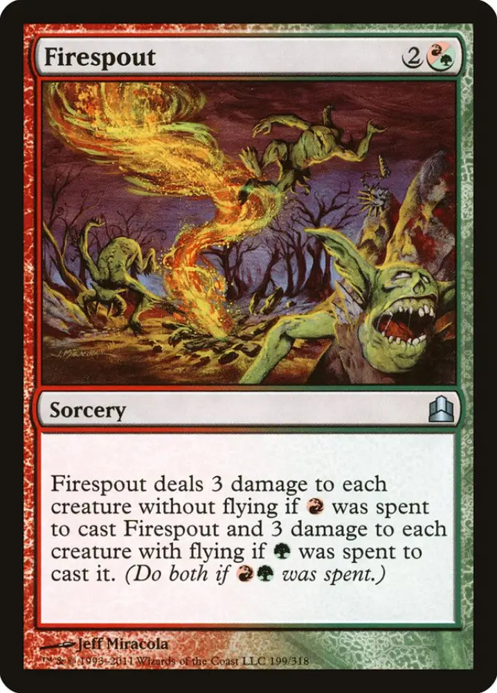 Firespout [Commander 2011] - MTG Single