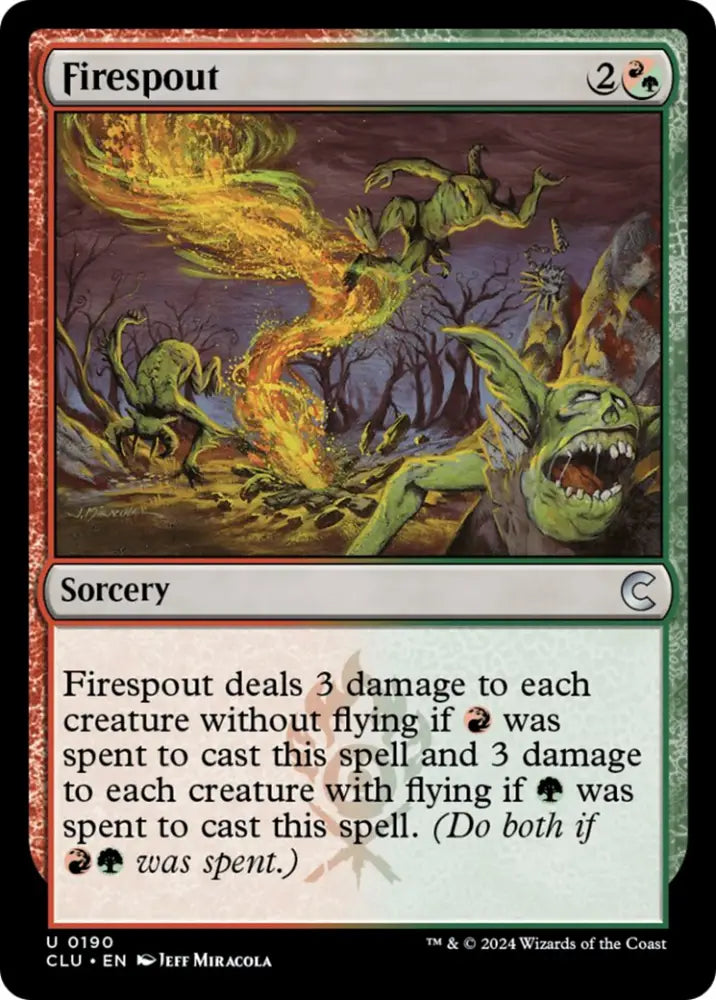 Firespout [Ravnica: Clue Edition] - MTG Single