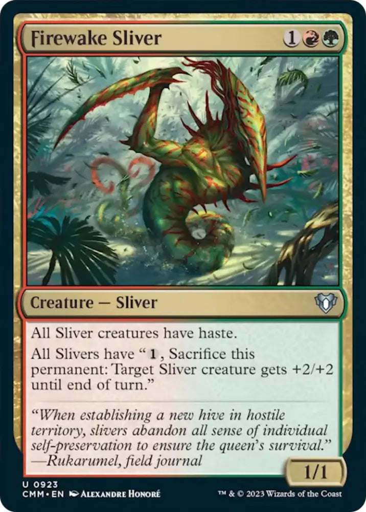 Firewake Sliver [Commander Masters] - MTG Single