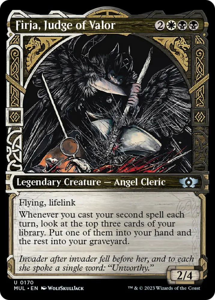 Firja Judge of Valor (Halo Foil) [Multiverse Legends] - MTG Single