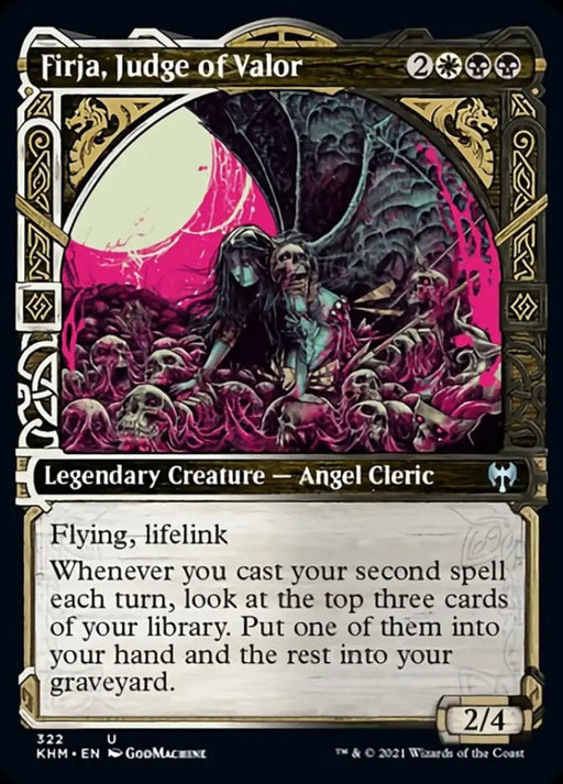 Firja Judge of Valor (Showcase) [Kaldheim] - MTG Single