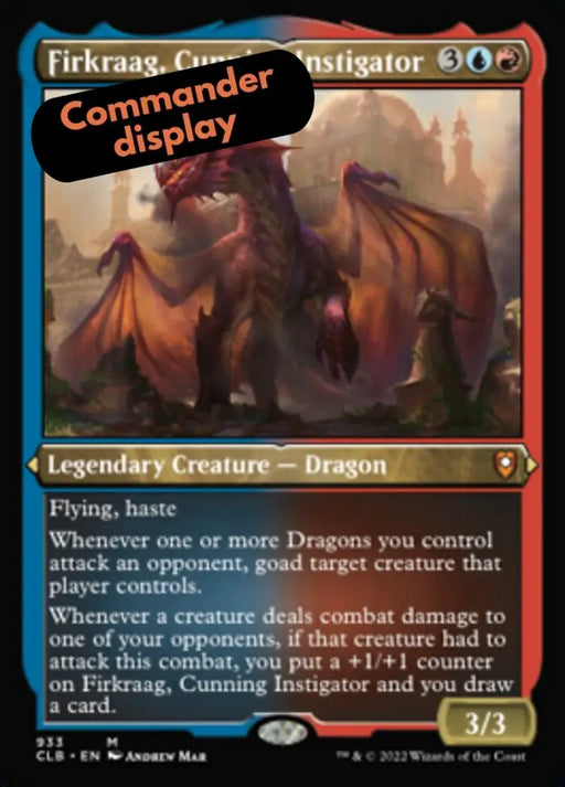 Firkraag Cunning Instigator (Display Commander) (Foil Etched) [Commander Legends: Battle for Baldur’s Gate] - MTG Single