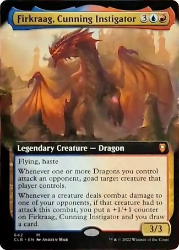 Firkraag Cunning Instigator (Extended Art) [Commander Legends: Battle for Baldur’s Gate] - MTG Single