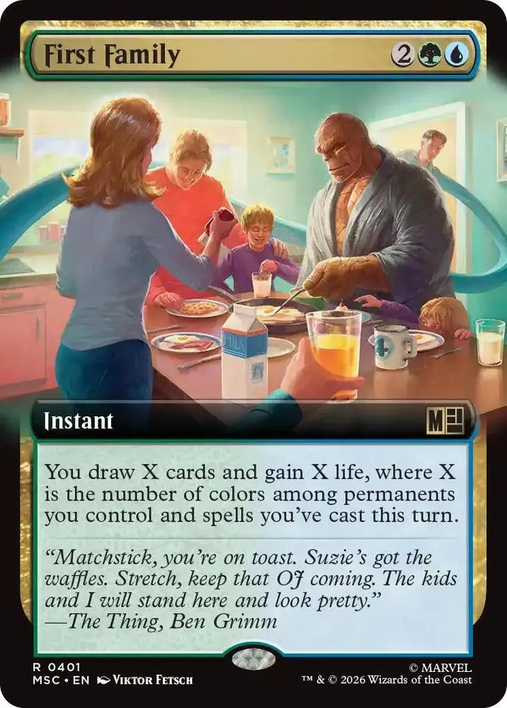 First Family (Extended Art) (401) [Marvel Super Heroes Commander]