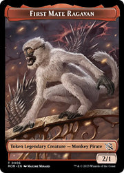 First Mate Ragavan // Spirit (13) Double-Sided Token [March of the Machine Tokens] - MTG Single