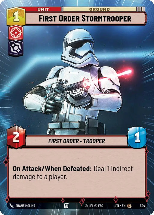 First Order Stormtrooper (Hyperspace) (394) [Jump to Lightspeed] - Star Wars: Unlimited Single