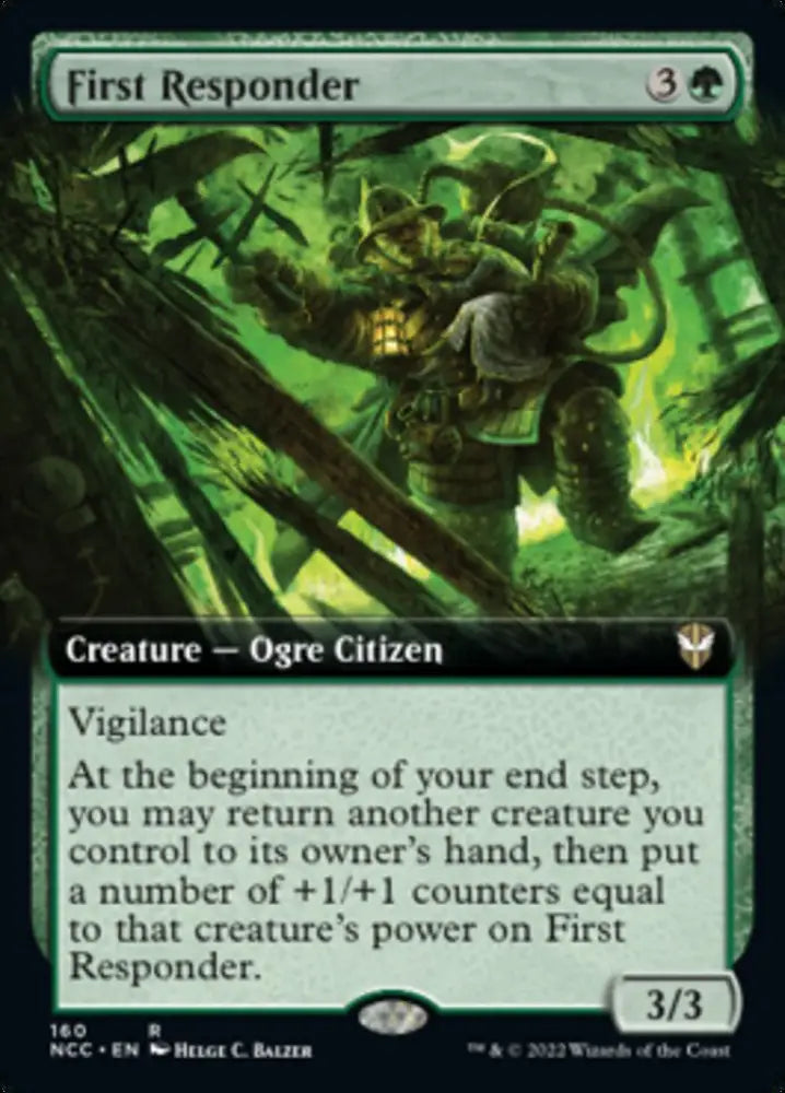 First Responder (Extended Art) [Streets of New Capenna Commander] - MTG Single