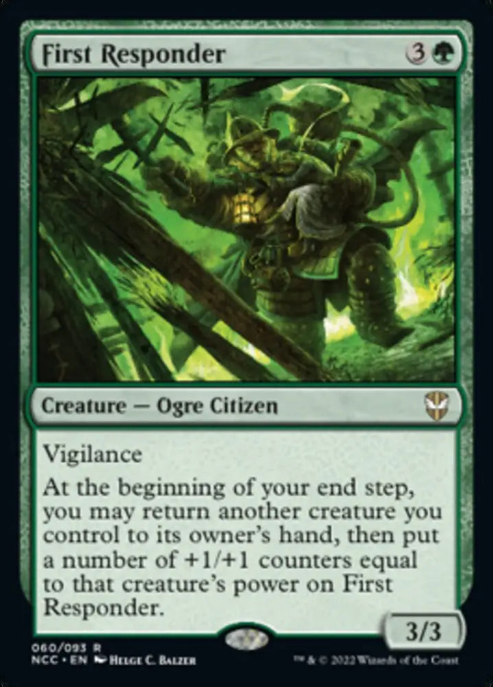 First Responder [Streets of New Capenna Commander] - MTG Single
