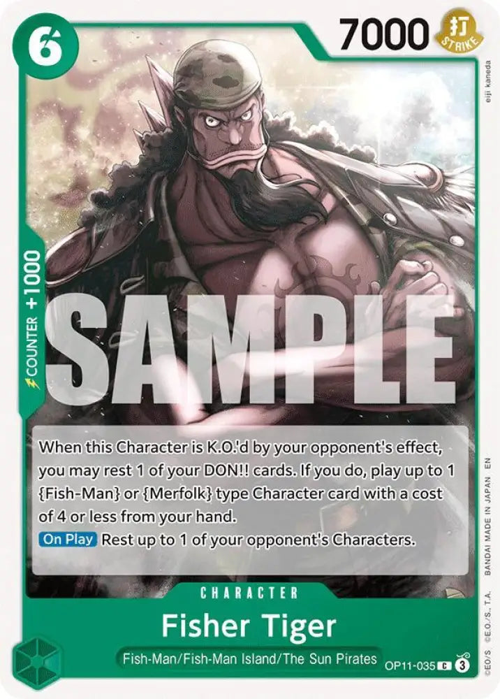 Fisher Tiger (OP11-035) [A Fist of Divine Speed]