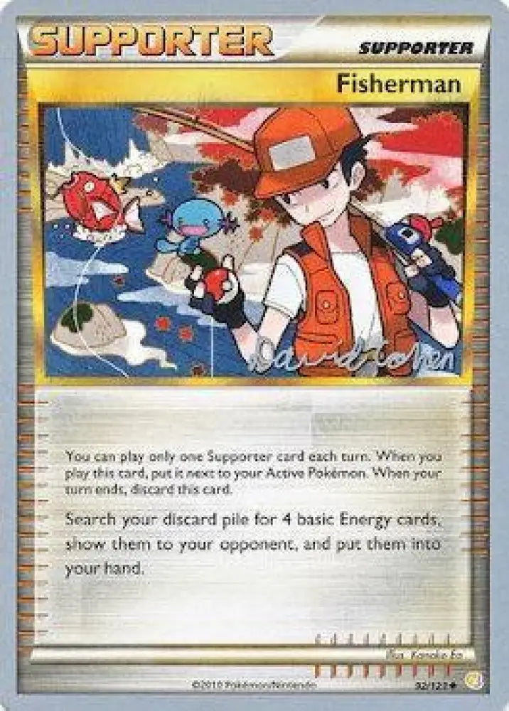Fisherman (92/123) (Twinboar - David Cohen) [World Championships 2011] - Pokemon Single
