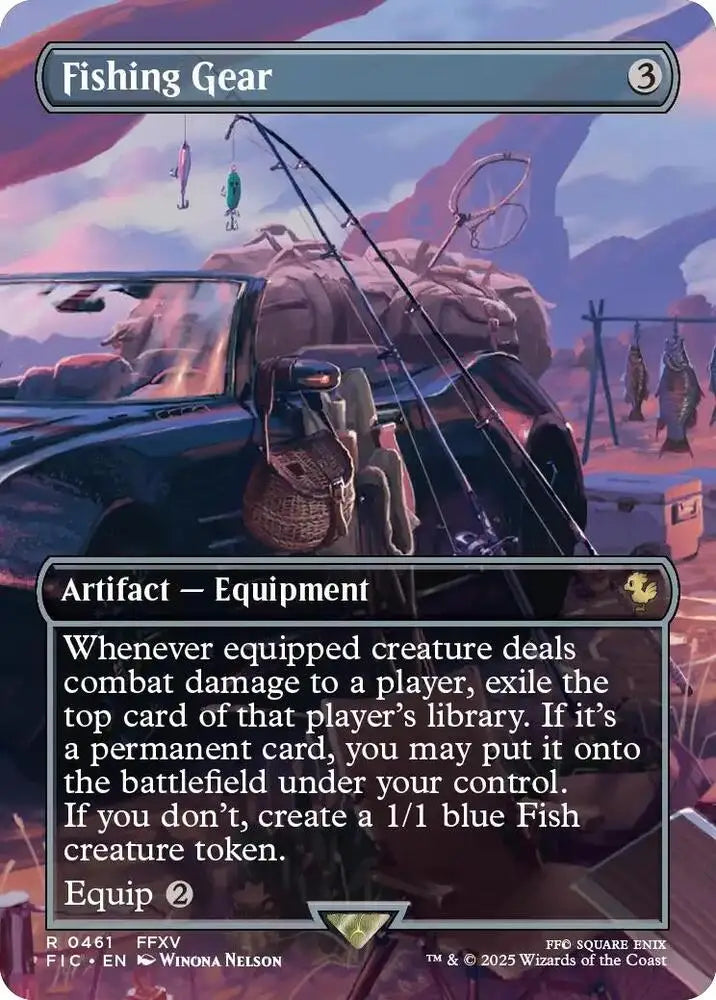 Fishing Gear (Borderless) (461) [Final Fantasy Commander]