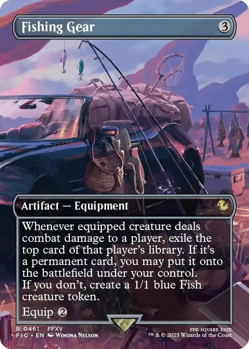 Fishing Gear (Borderless) (461) [Final Fantasy Commander]
