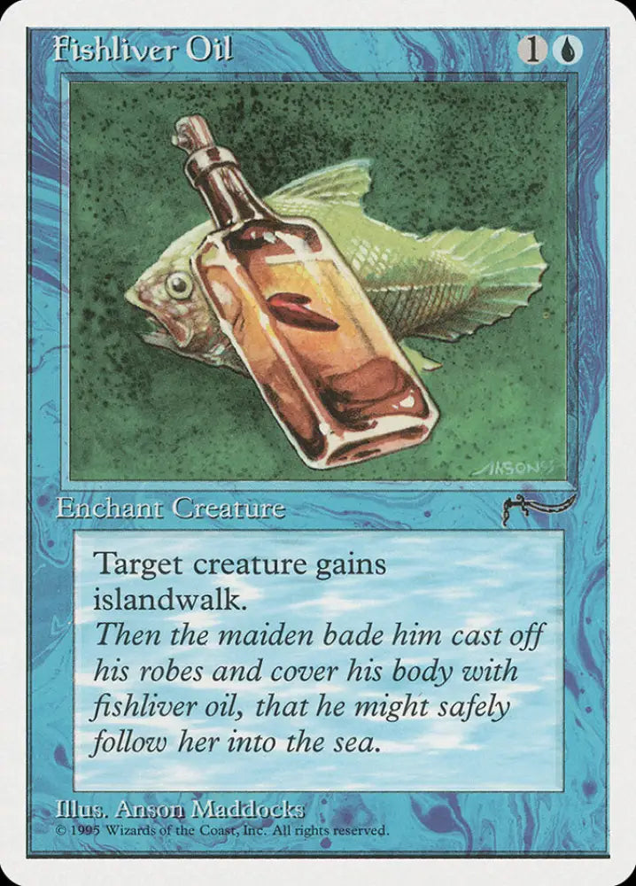 Fishliver Oil [Chronicles] - MTG Single