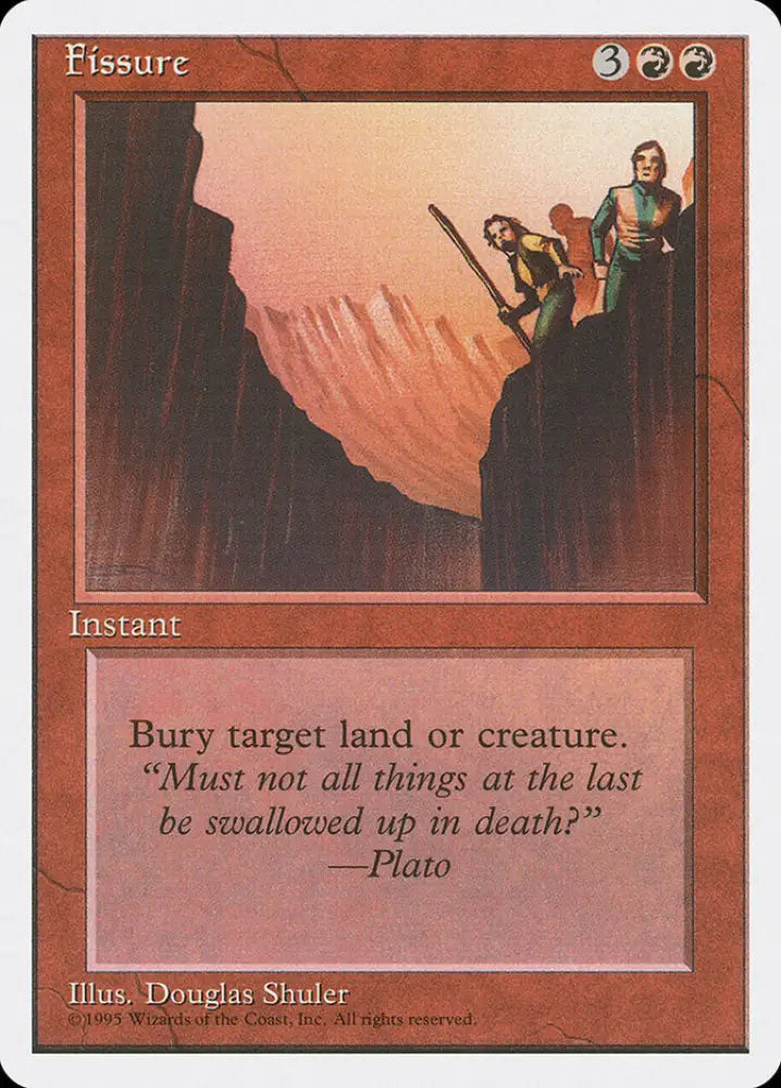 Fissure [Fourth Edition] - MTG Single