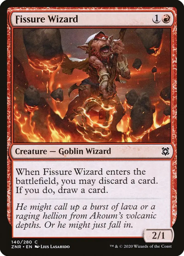 Fissure Wizard [Zendikar Rising] - MTG Single