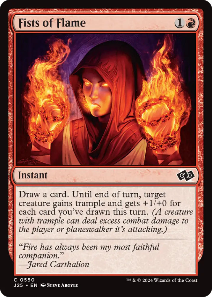 Fists of Flame [Foundations Jumpstart] - MTG Single