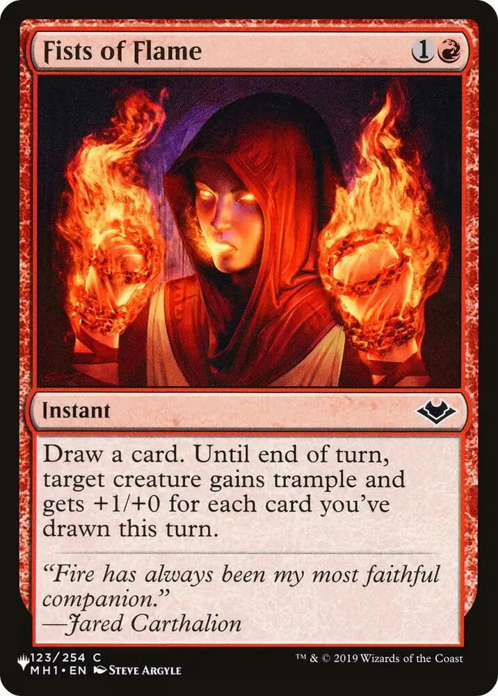 Fists of Flame (MH1) (123) [The List]