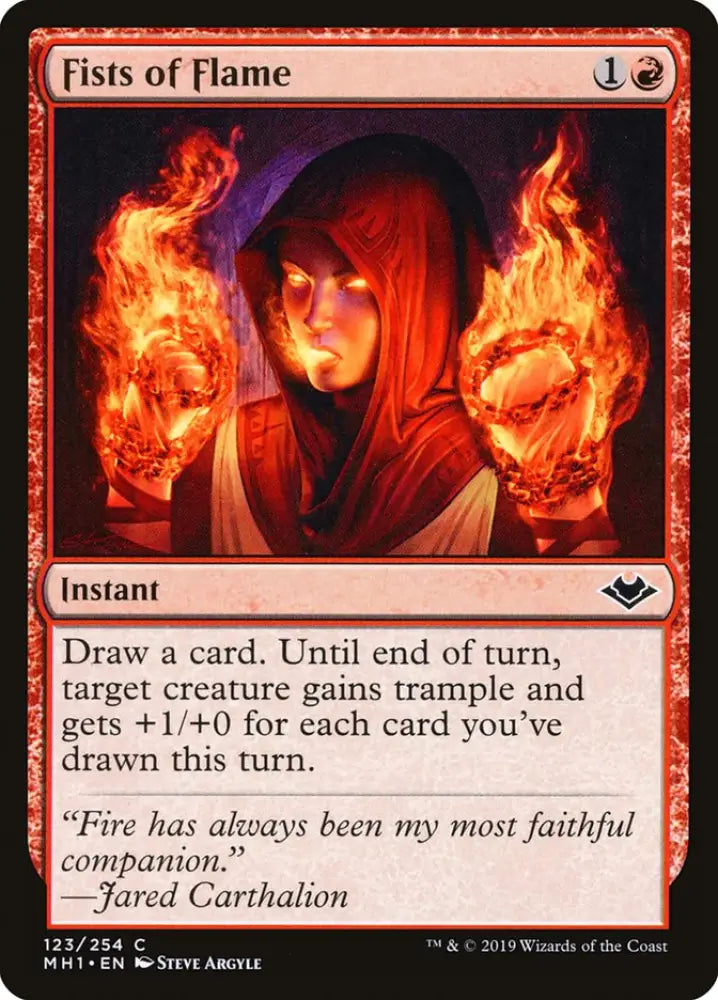 Fists of Flame [Modern Horizons] - MTG Single
