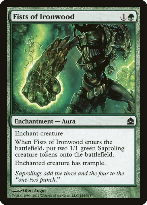 Fists of Ironwood [Commander 2011] - MTG Single