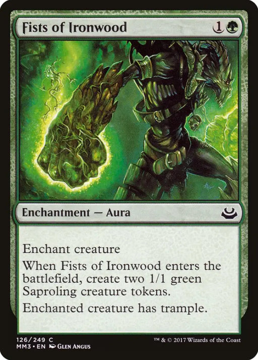 Fists of Ironwood [Modern Masters 2017] - MTG Single