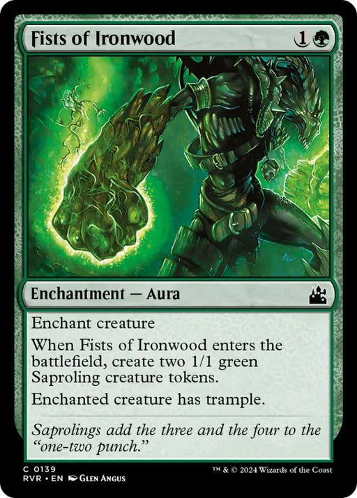 Fists of Ironwood [Ravnica Remastered] - MTG Single