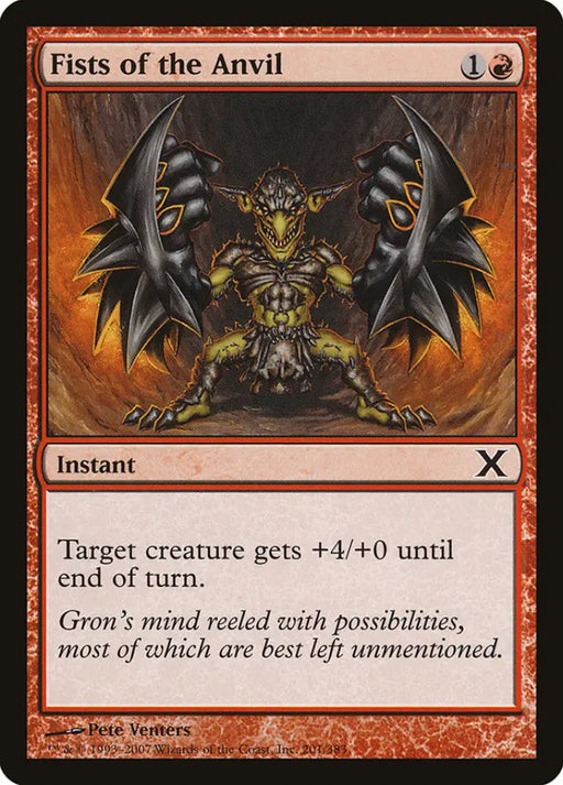 Fists of the Anvil [Tenth Edition] - MTG Single