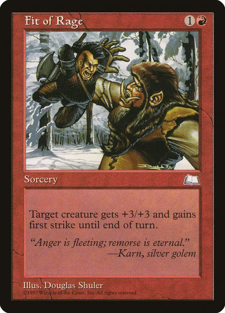 Fit of Rage [Weatherlight] - MTG Single