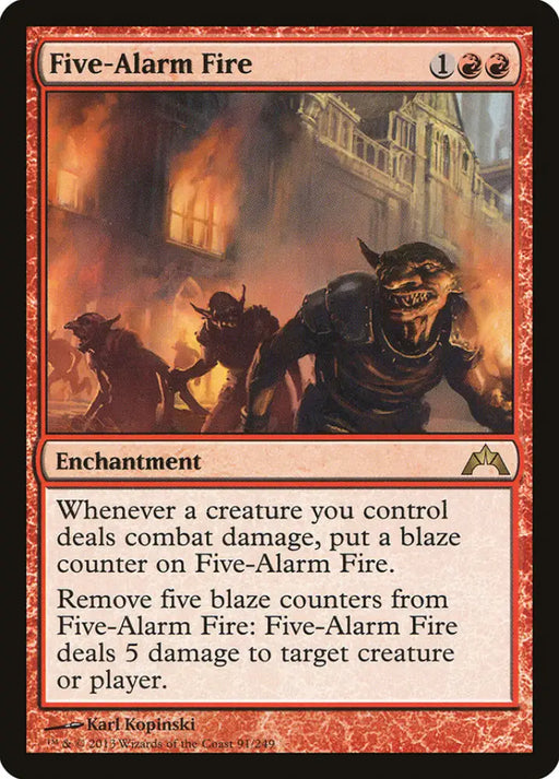 Five-Alarm Fire [Gatecrash] - MTG Single