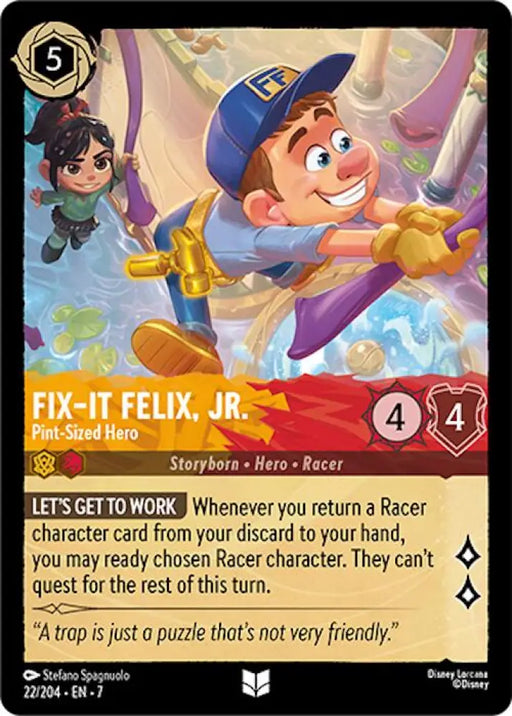 Fix-It Felix Jr. - Pint-Sized Hero (22/204) [Archazia’s Island] - Lorcana Single