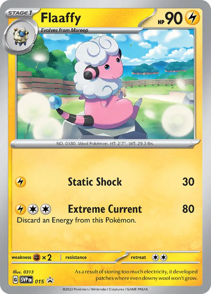 Flaaffy (015) [Scarlet & Violet: Black Star Promos] - Pokemon Single