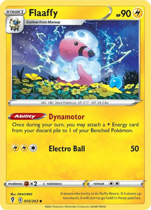 Flaaffy (055/203) [Sword & Shield: Evolving Skies] - Pokemon Single