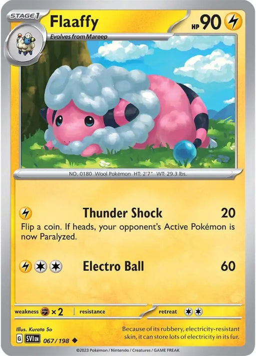 Flaaffy (067/198) [Scarlet & Violet: Base Set] - Pokemon Single