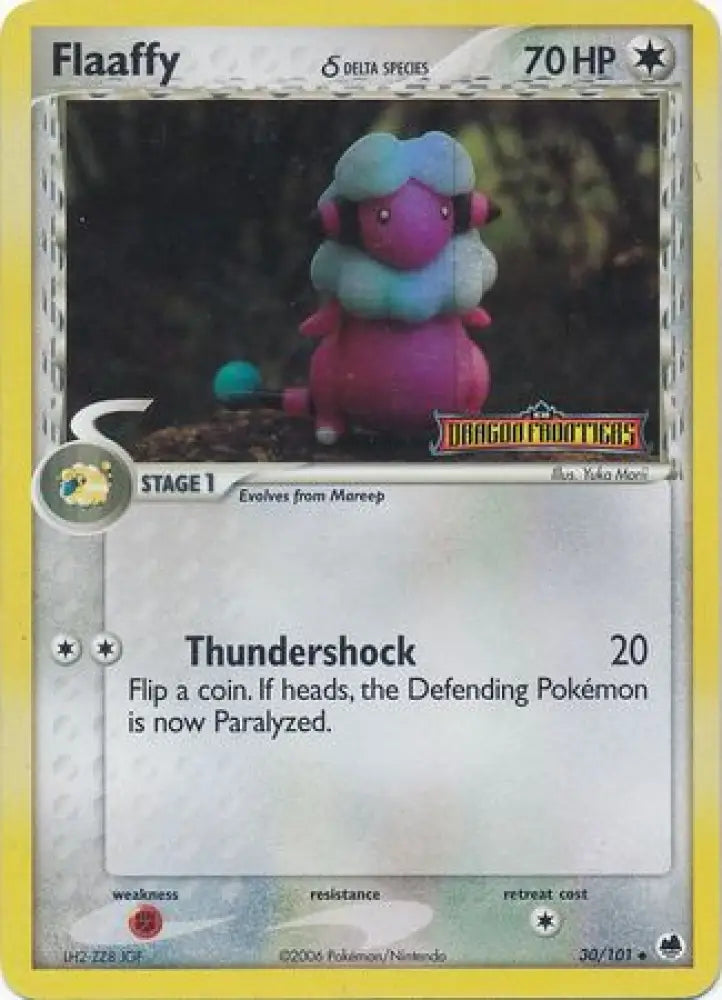 Flaaffy (30/101) (Delta Species) (Stamped) [EX: Dragon Frontiers] - Pokemon Single