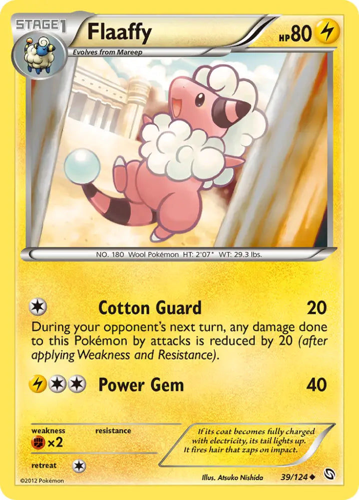 Flaaffy (39/124) [Black & White: Dragons Exalted] - Pokemon Single