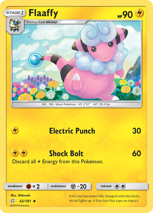 Flaaffy (42/181) [Sun & Moon: Team Up] - Pokemon Single