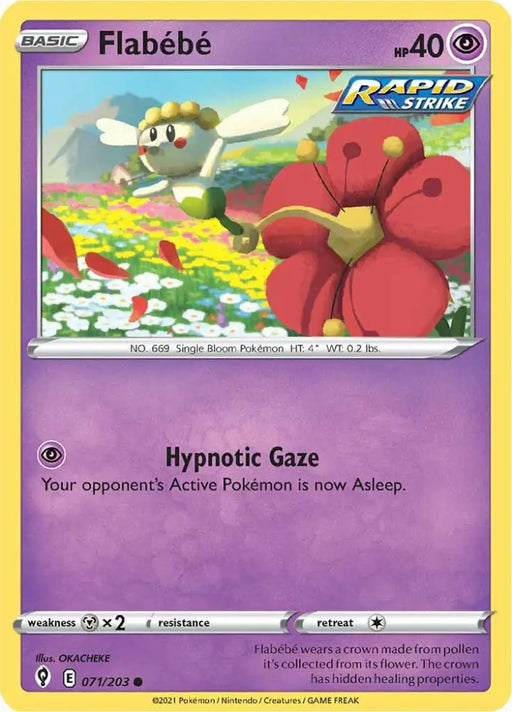 Flabebe (071/203) [Sword & Shield: Evolving Skies] - Pokemon Single