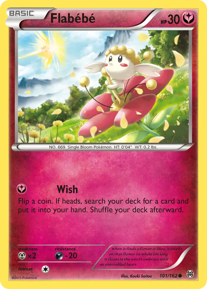Flabebe (101/162) [XY: BREAKthrough] - Pokemon Single