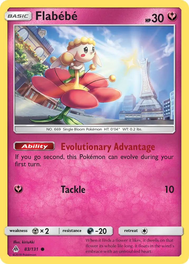 Flabebe (83/131) [Sun & Moon: Forbidden Light] - Pokemon Single