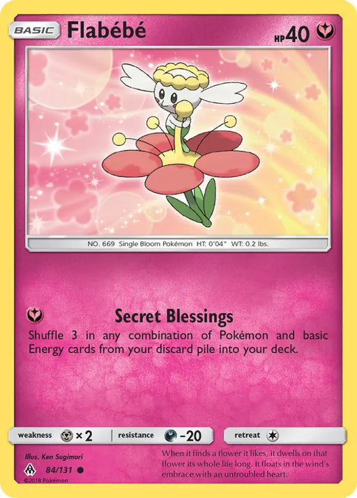 Flabebe (84/131) [Sun & Moon: Forbidden Light] - Pokemon Single