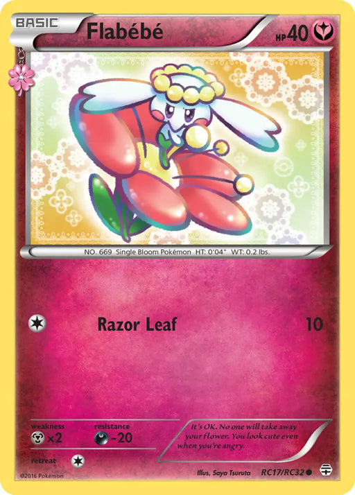 Flabebe (RC17/RC32) [XY: Generations] - Pokemon Single