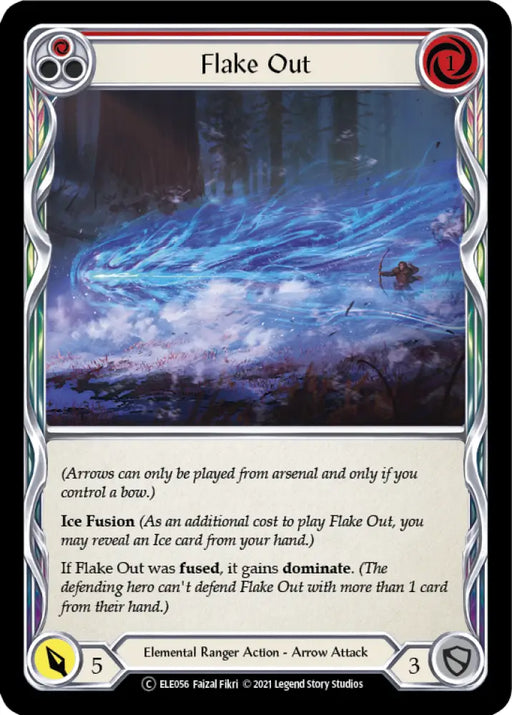 Flake Out (Red) [Tales of Aria Unlimited] Unlimited Rainbow Foil - Flesh And Blood Single