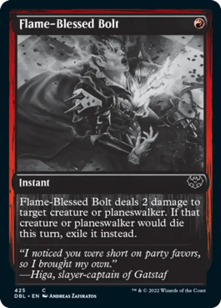 Flame-Blessed Bolt [Innistrad: Double Feature] - MTG Single