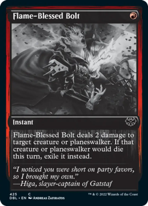 Flame-Blessed Bolt [Innistrad: Double Feature] - MTG Single