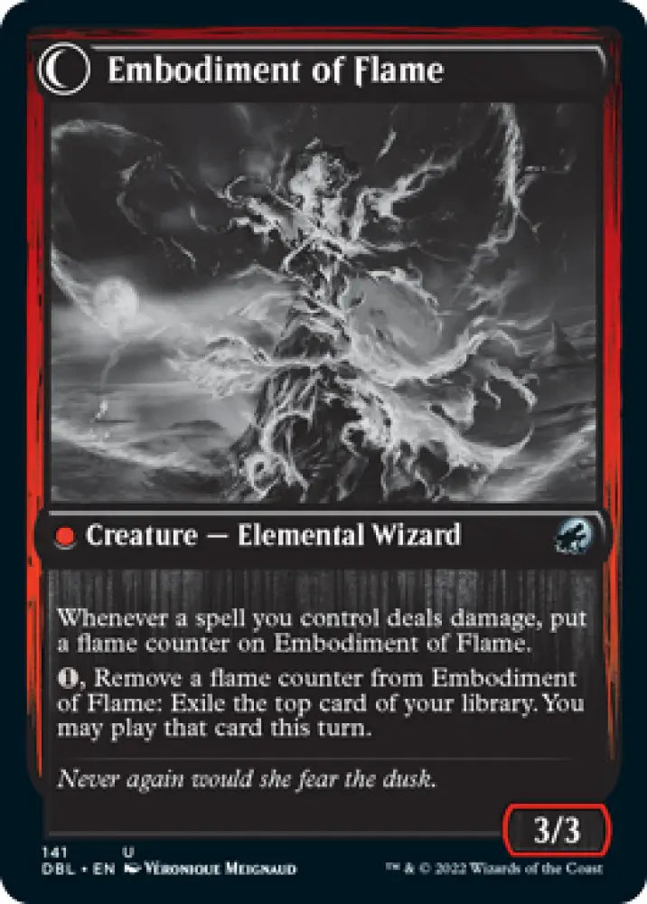Flame Channeler // Embodiment of Flame [Innistrad: Double Feature] - MTG Single