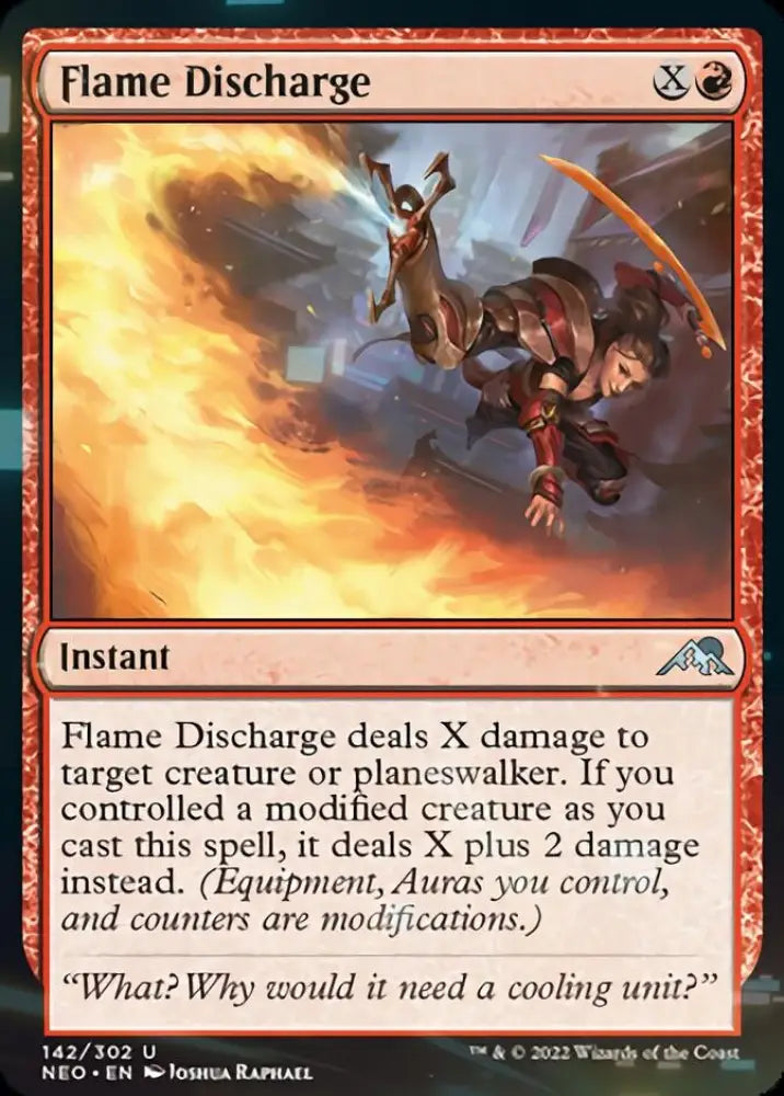Flame Discharge [Kamigawa: Neon Dynasty] - MTG Single