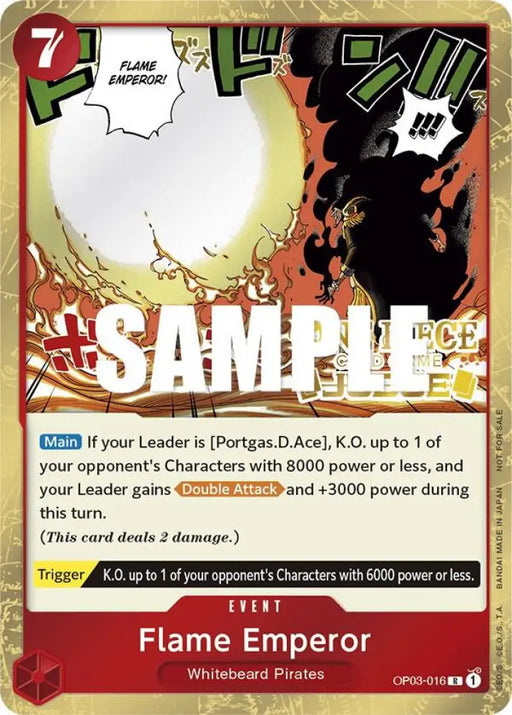 Flame Emperor (Judge Pack Vol. 2) (OP03-016) [One Piece Promotion Cards]