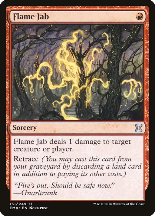 Flame Jab [Eternal Masters] - MTG Single