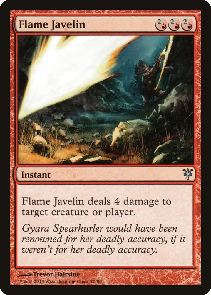 Flame Javelin [Duel Decks: Sorin vs. Tibalt] - MTG Single