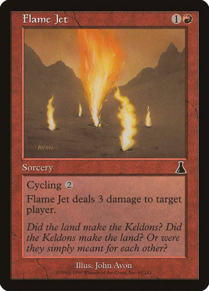 Flame Jet [Urza’s Destiny] - MTG Single