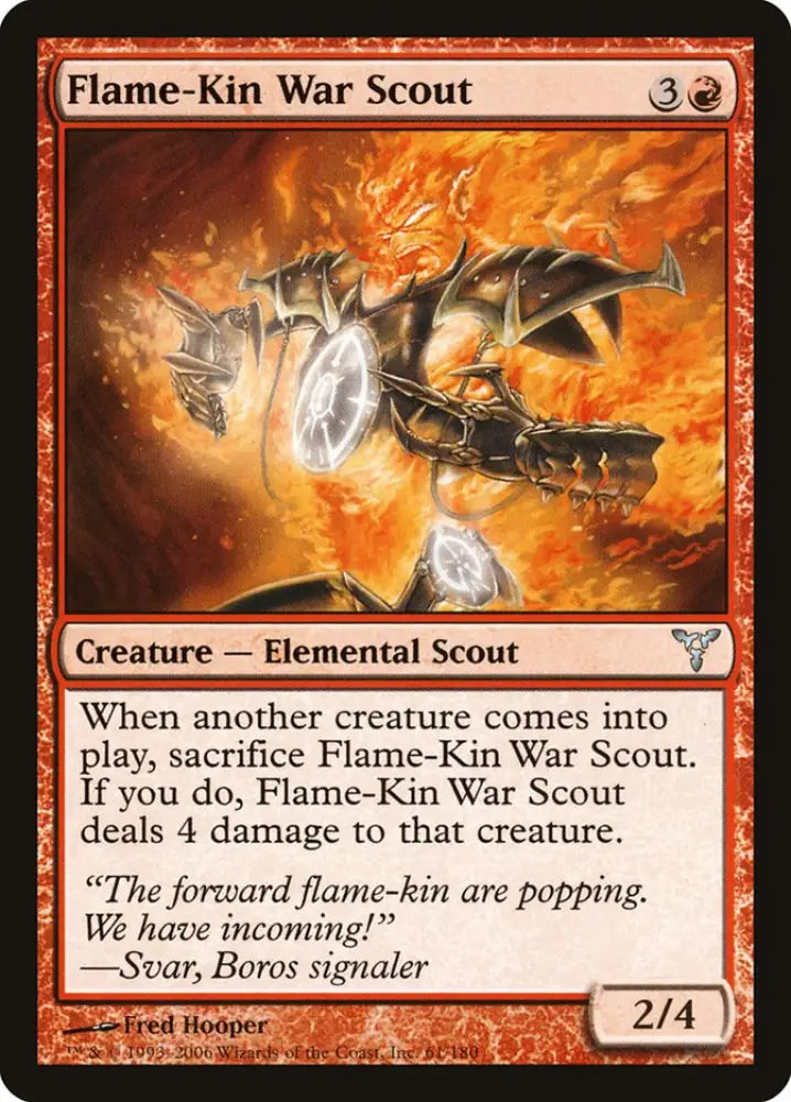Flame-Kin War Scout [Dissension] - MTG Single